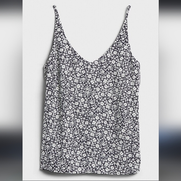 Banana Republic Tops - Banana Republic Black and White Floral Camisole
